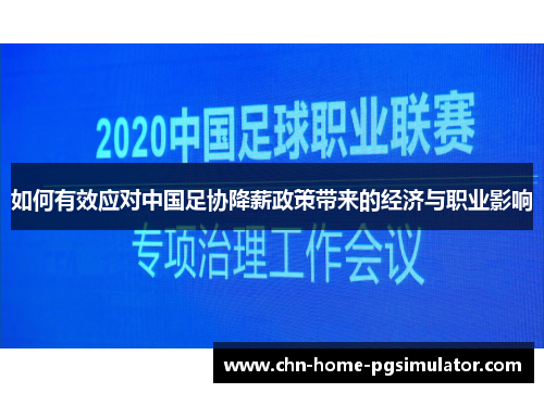 如何有效应对中国足协降薪政策带来的经济与职业影响
