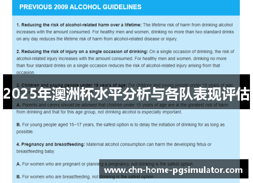 2025年澳洲杯水平分析与各队表现评估