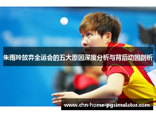 朱雨玲放弃全运会的五大原因深度分析与背后动因剖析